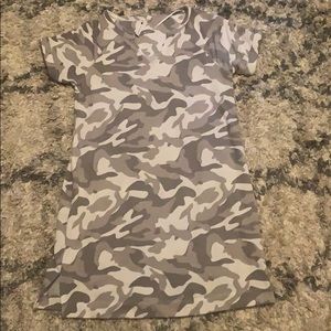 Camo Tshirt dress
